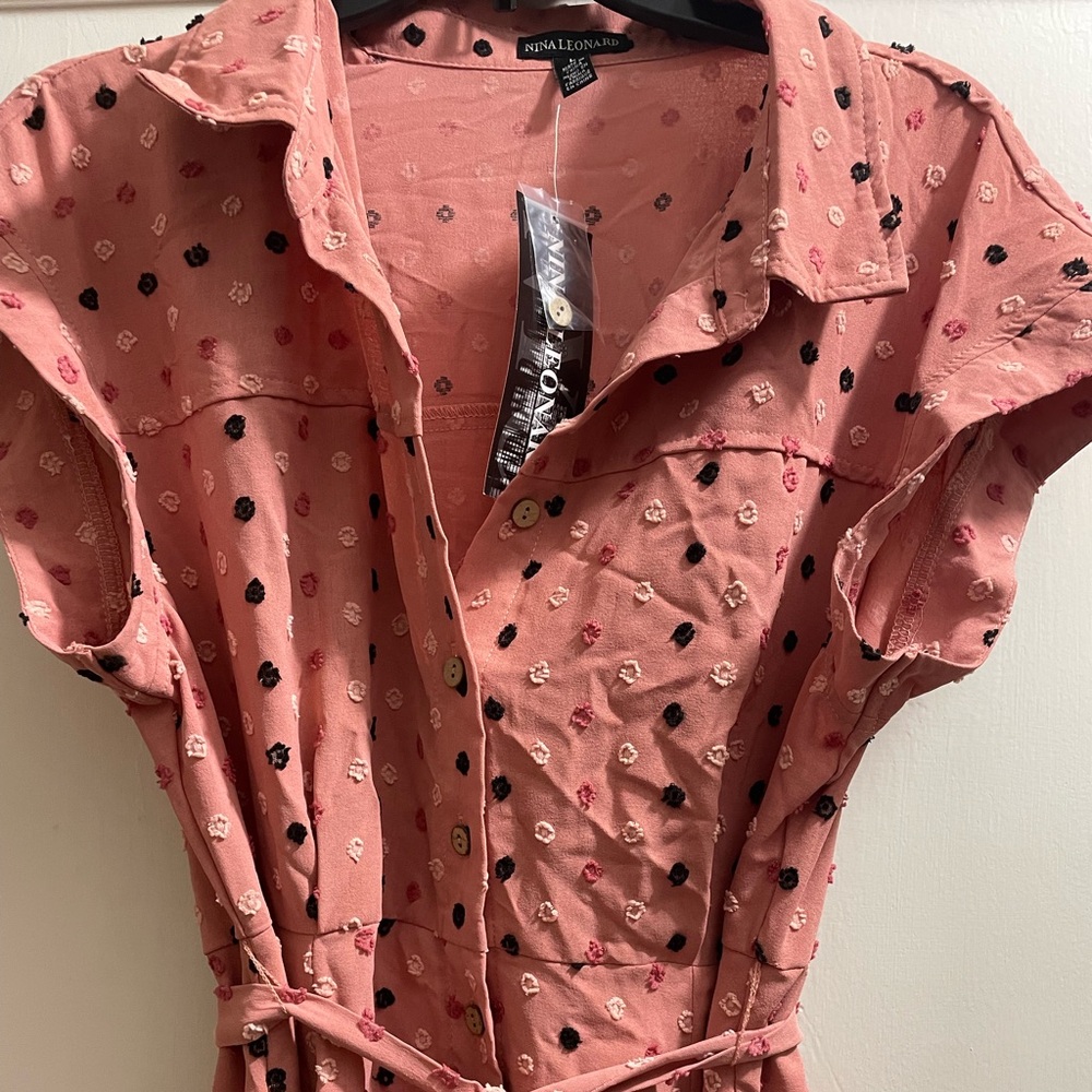 NWT Shirt dress with pockets!